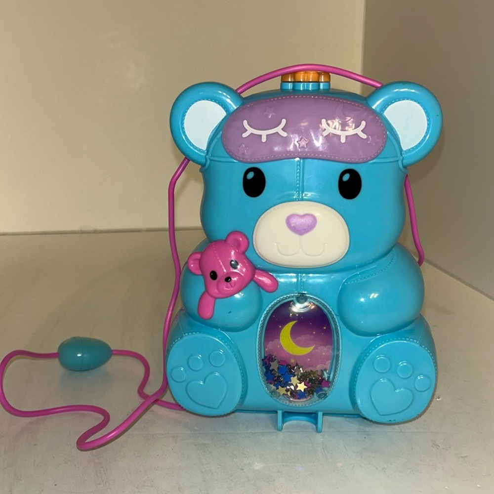 Poly Pocket Teddy Bear Purse Blue
